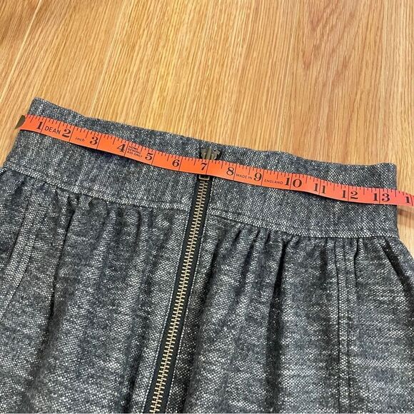 Aritzia Wilfred Wool Zipper Mini Skirt Grey - Picture 12 of 13